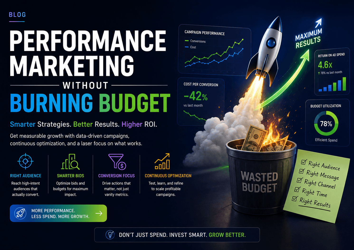 Performance marketing without burning budget